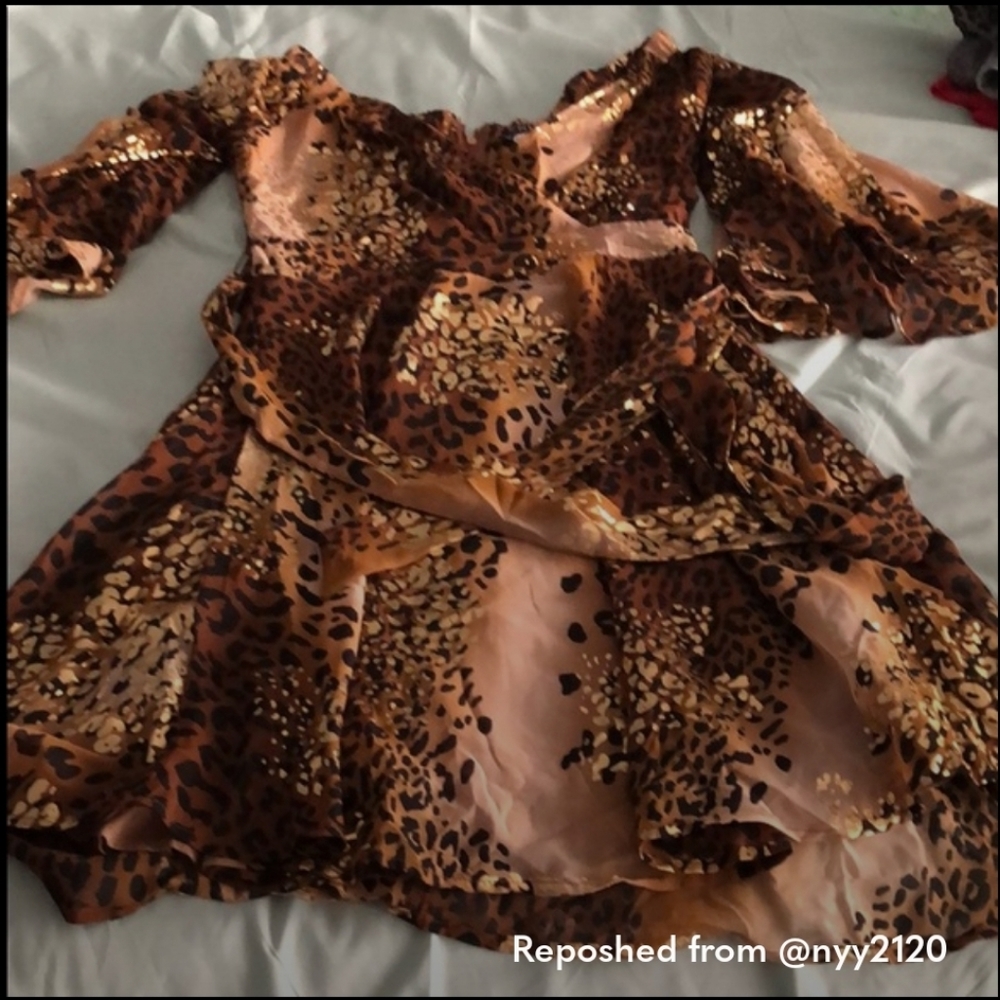 Venus Leopard Party Dress - Picture 8 of 8